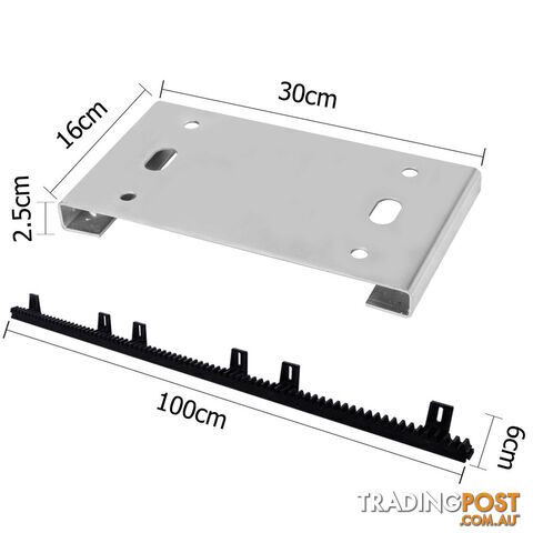 Motor Powered Auto Sliding Gate Opener w/ 6m Rail