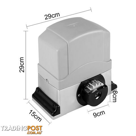 Motor Powered Auto Sliding Gate Opener w/ 6m Rail