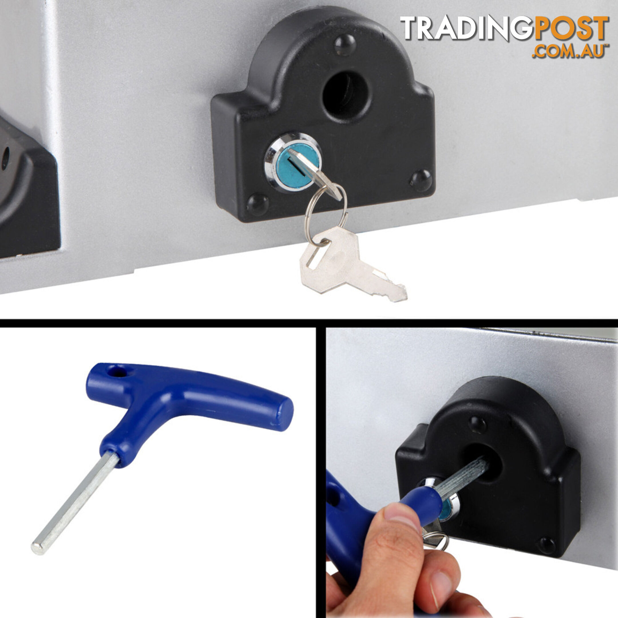 Motor Powered Auto Sliding Gate Opener w/ 6m Rail