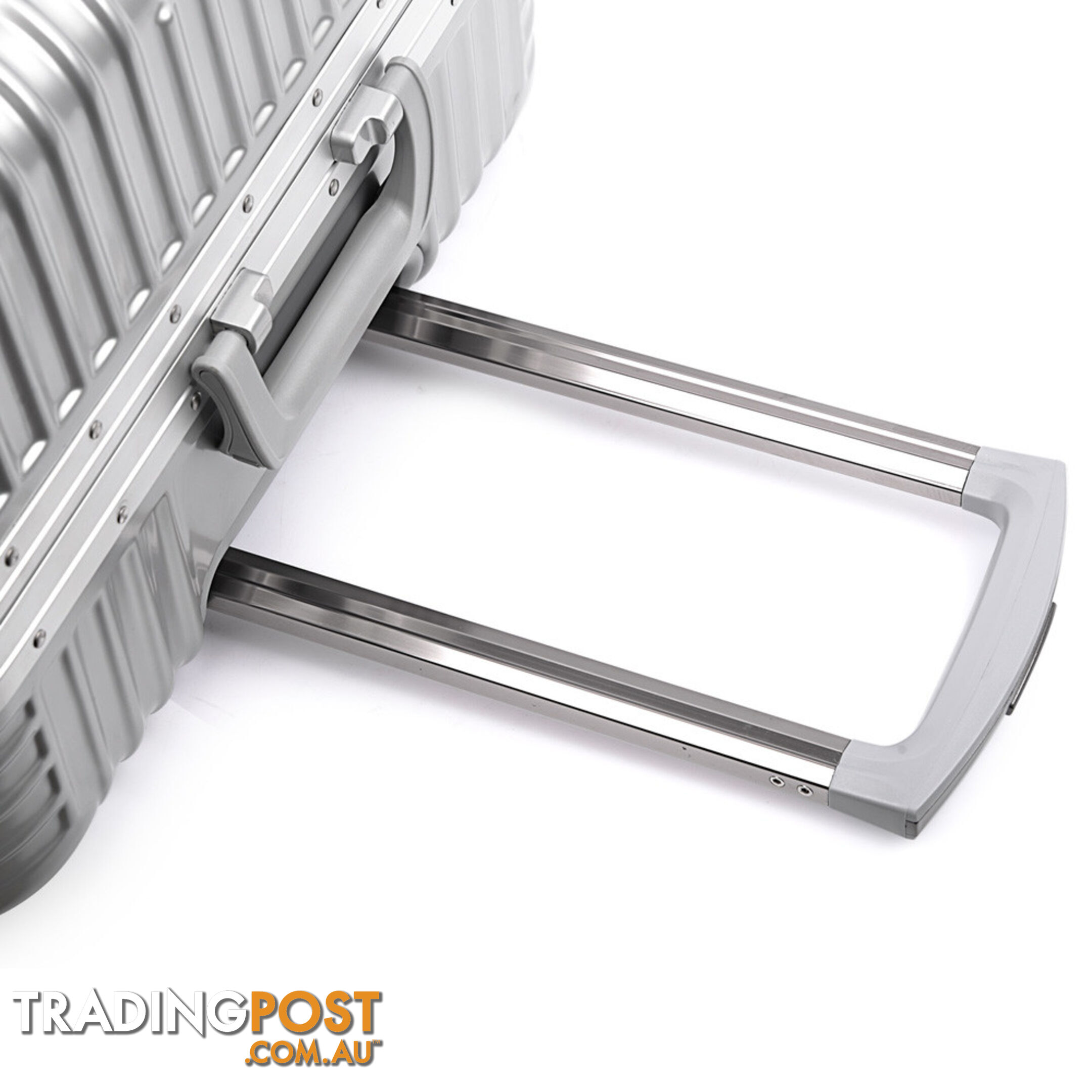 Hard Shell Travel Luggage with TSA Lock Silver