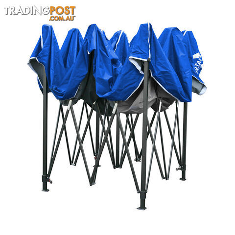 3m x 3m Pop-up Garden Outdoor Gazebo Blue