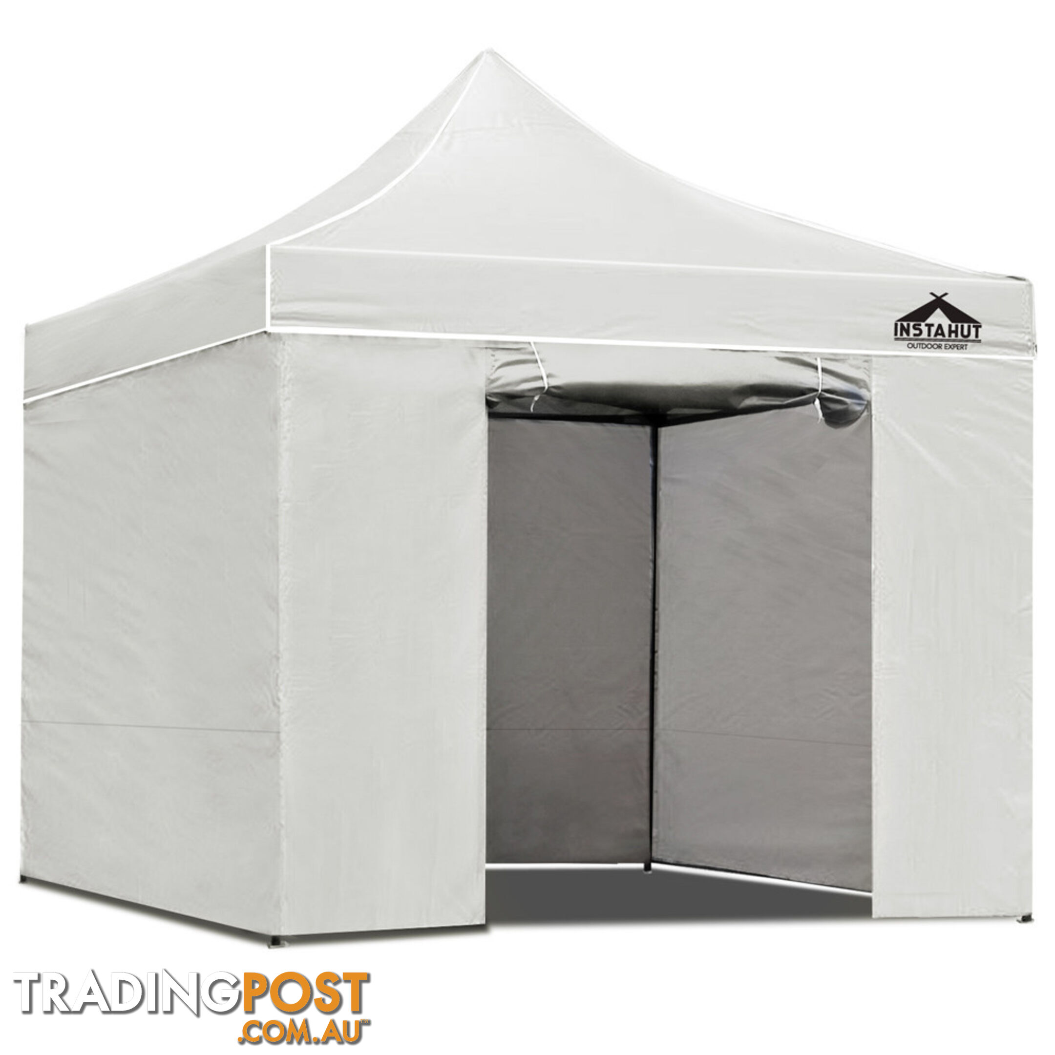 3x3 Pop Up Gazebo Hut with Sandbags White