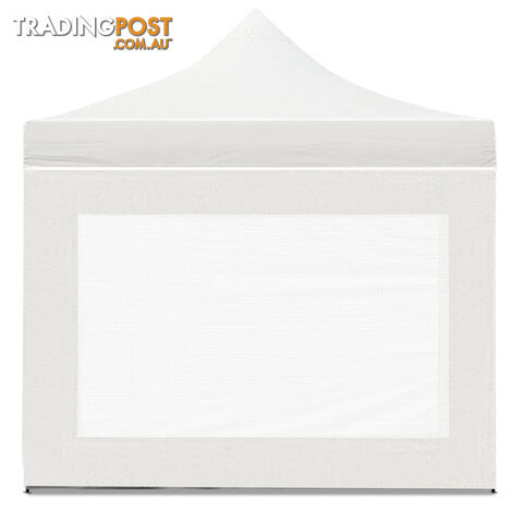 3x3 Pop Up Gazebo Hut with Sandbags White