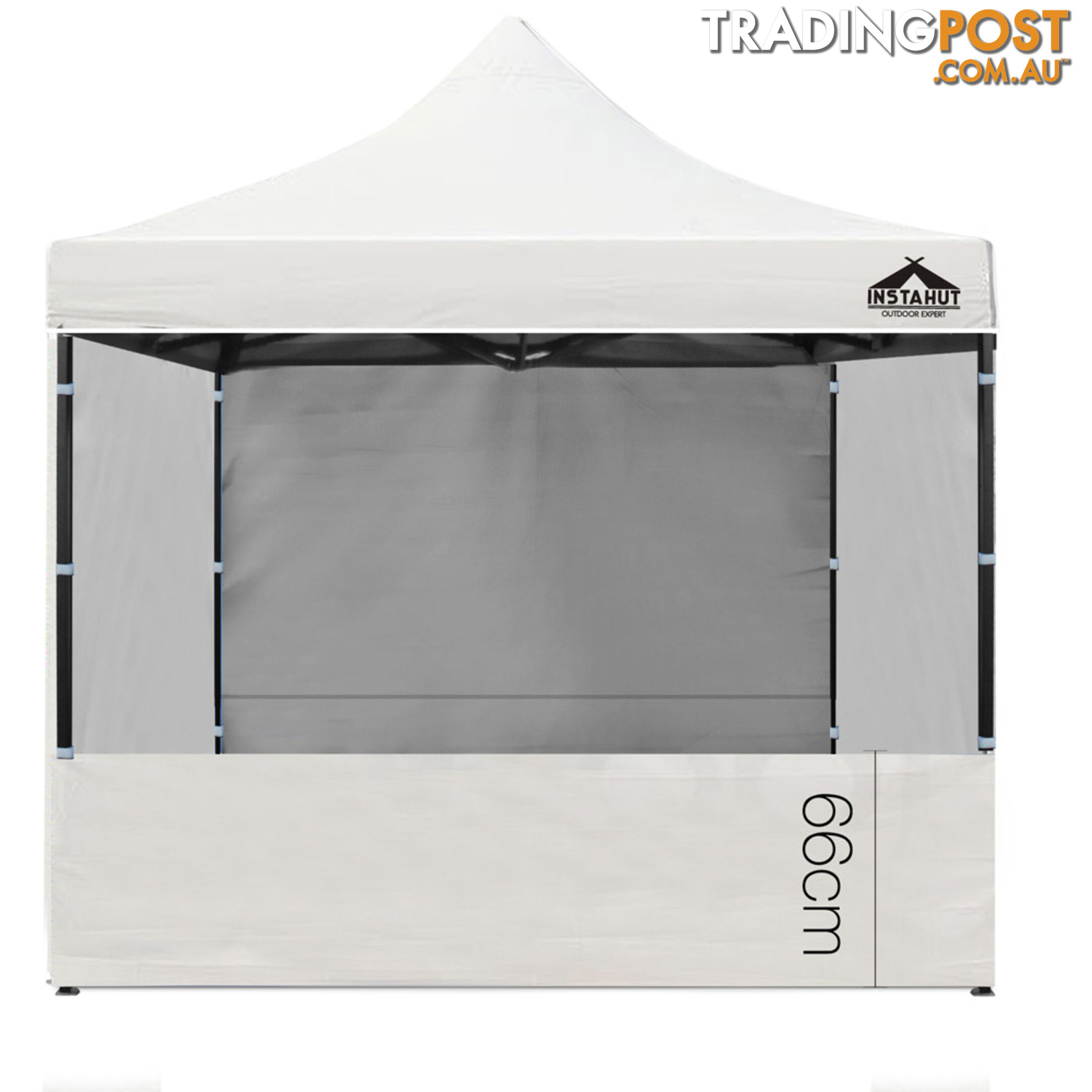 3x3 Pop Up Gazebo Hut with Sandbags White