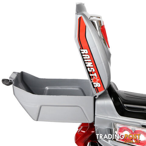 Kids Ride on Motorbike Silver Red