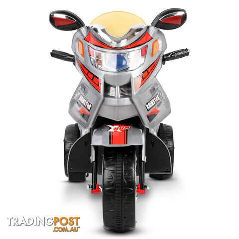 Kids Ride on Motorbike Silver Red