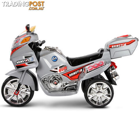 Kids Ride on Motorbike Silver Red