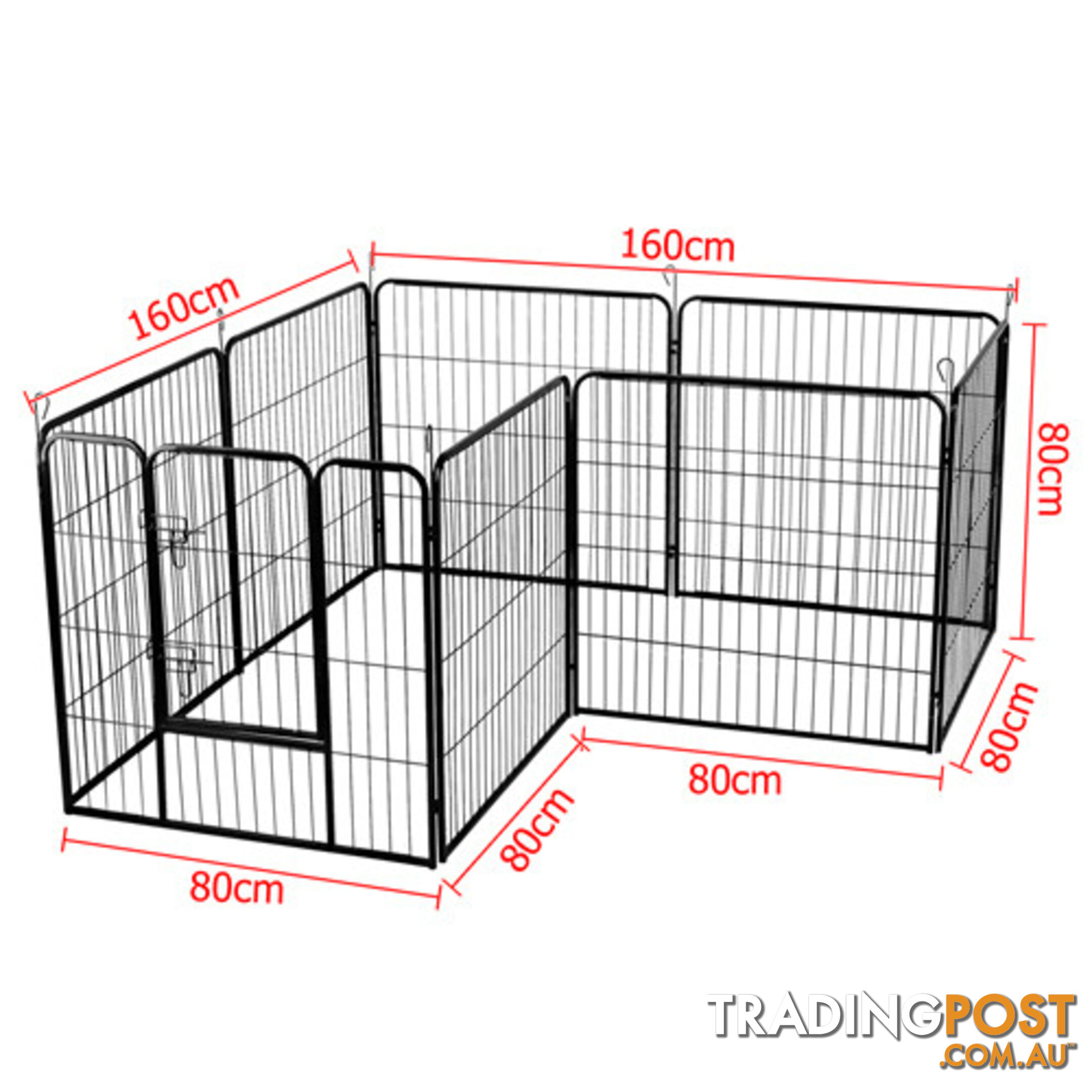 8 Panels Pet Dog Exercise Playpen