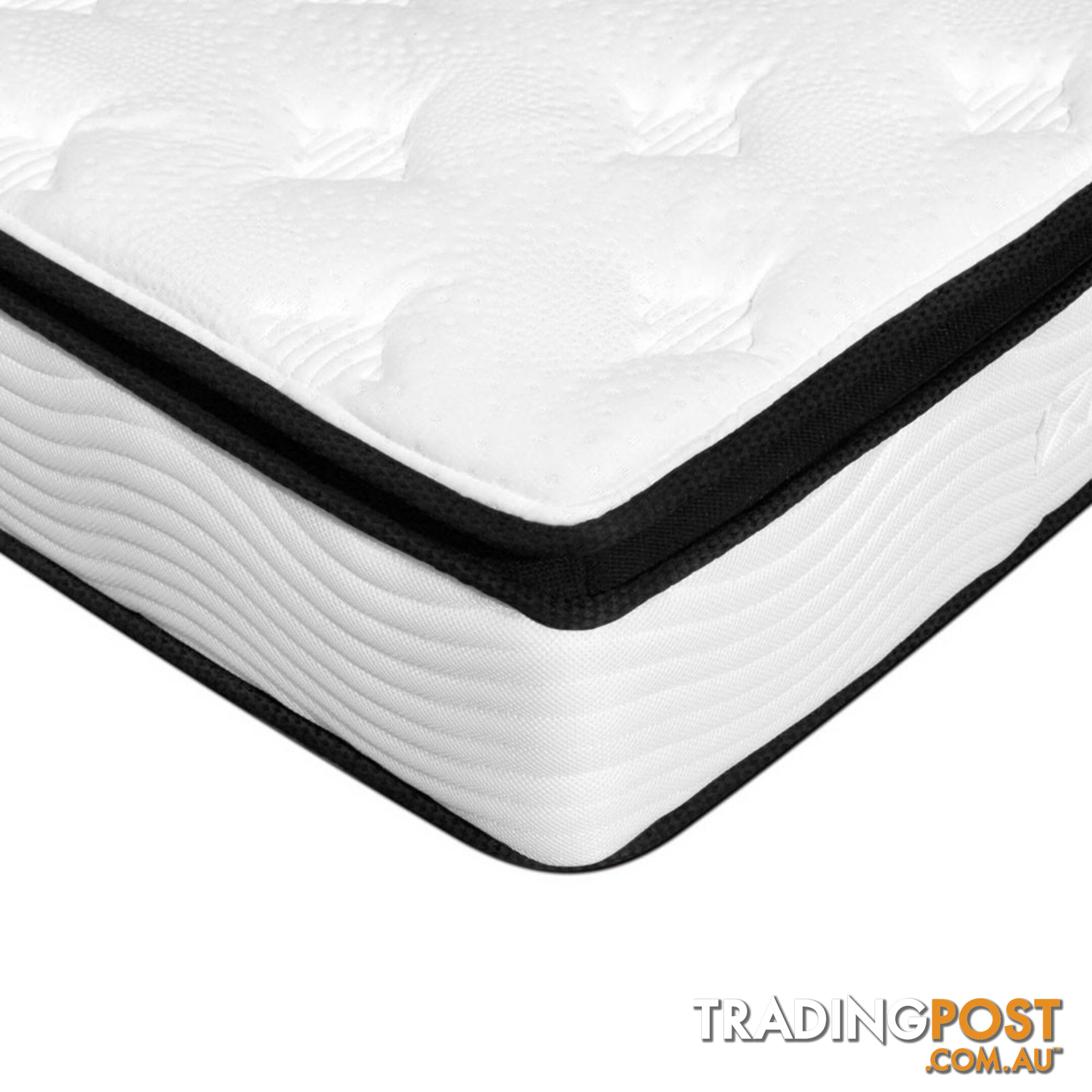 Latex Pillow Top Pocket Spring Mattress King Single