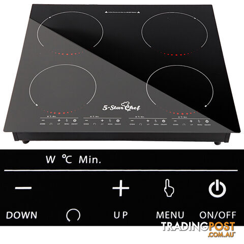 5 Star Chef Electric Induction Cooktop Ceramic