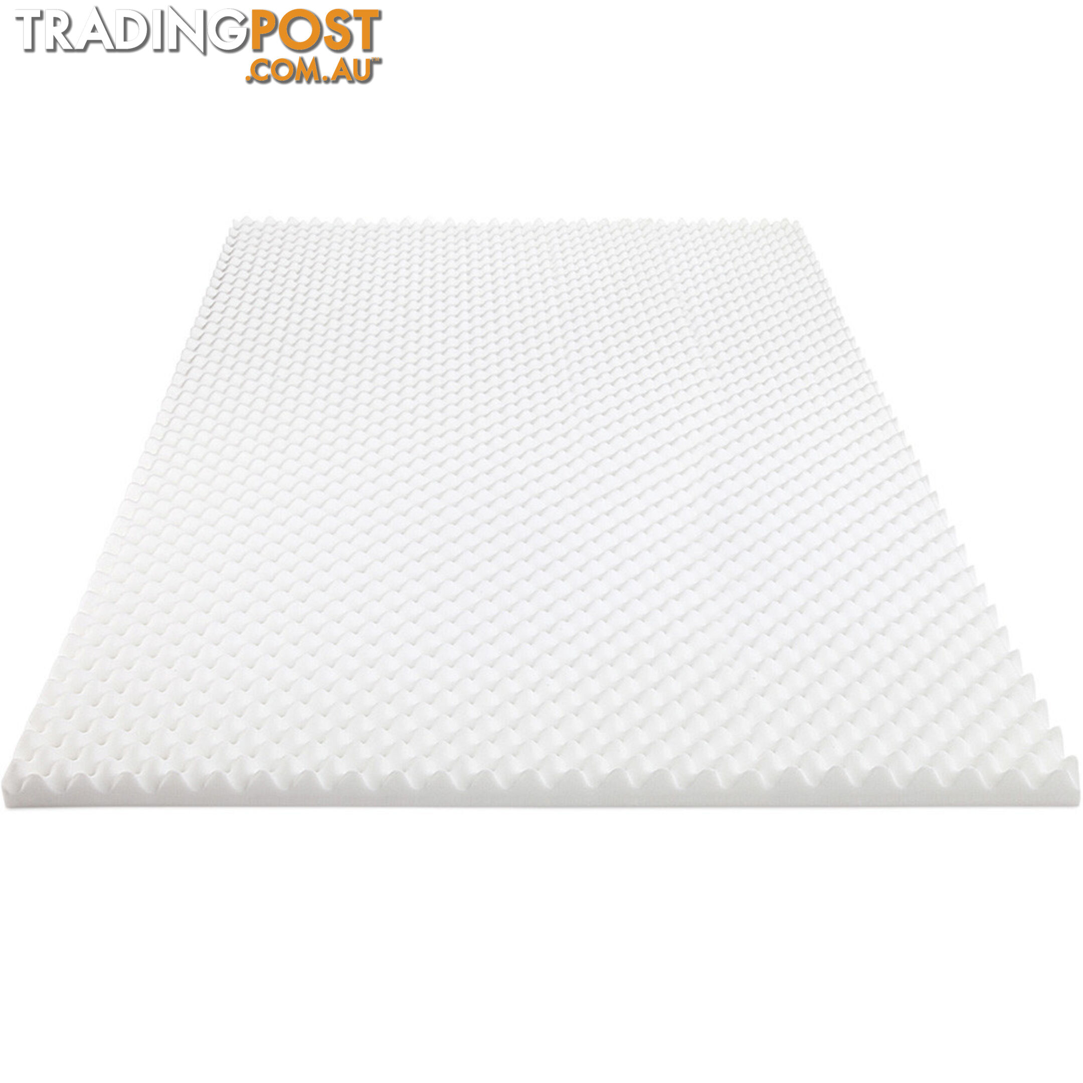 Deluxe Egg Crate Mattress Topper 5 cm Underlay Protector King