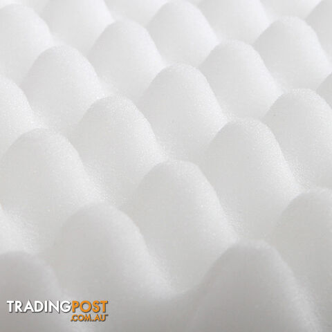 Deluxe Egg Crate Mattress Topper 5 cm Underlay Protector King