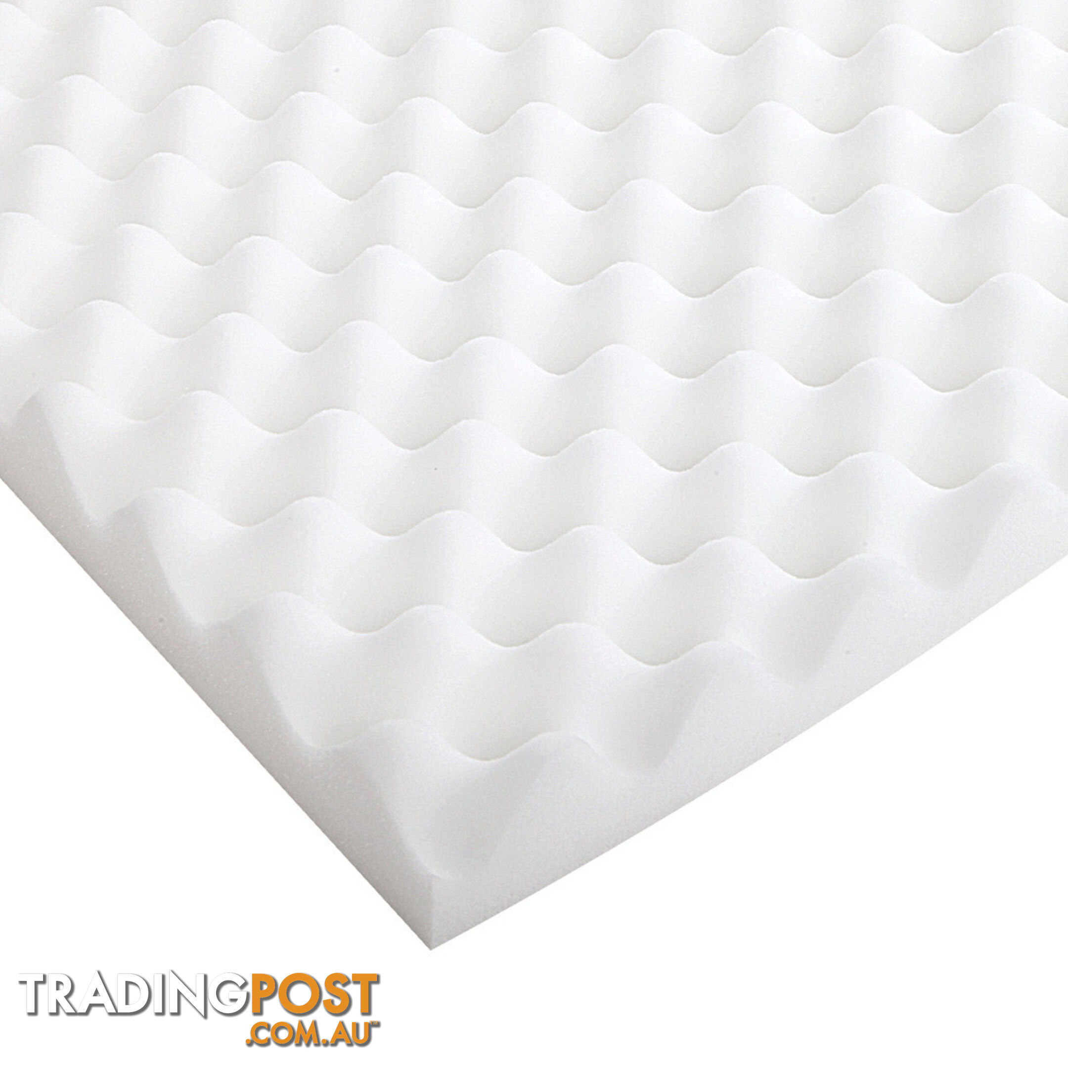 Deluxe Egg Crate Mattress Topper 5 cm Underlay Protector King