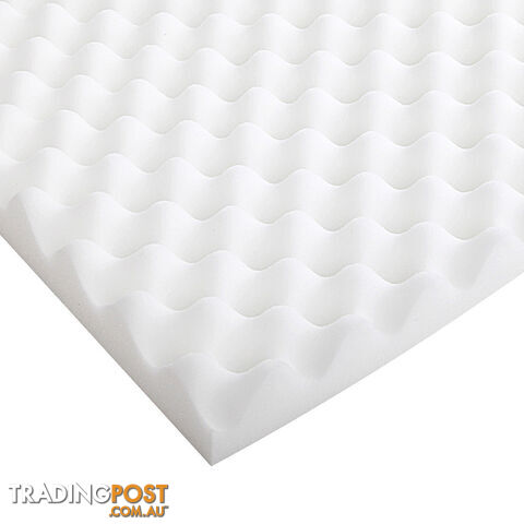 Deluxe Egg Crate Mattress Topper 5 cm Underlay Protector King