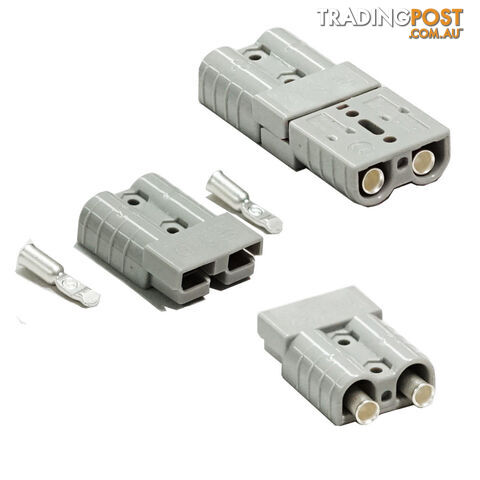 5X Premium Anderson Style Plug 50AMP Exterior Connector DC Power SOLAR CARAVAN