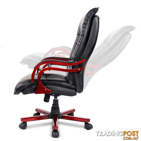 PU Leather Bar Stool with Chrome Base - photo 4 of 10