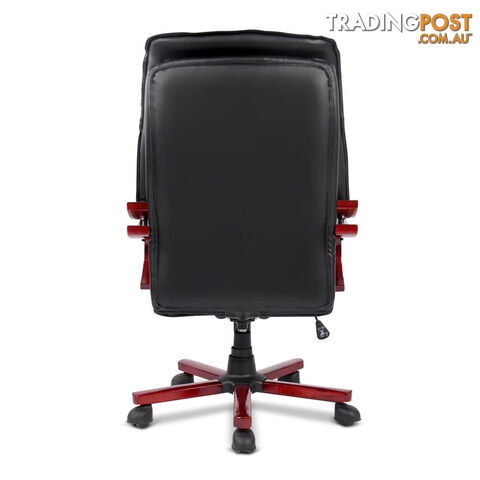 PU Leather Bar Stool with Chrome Base - photo 5 of 10