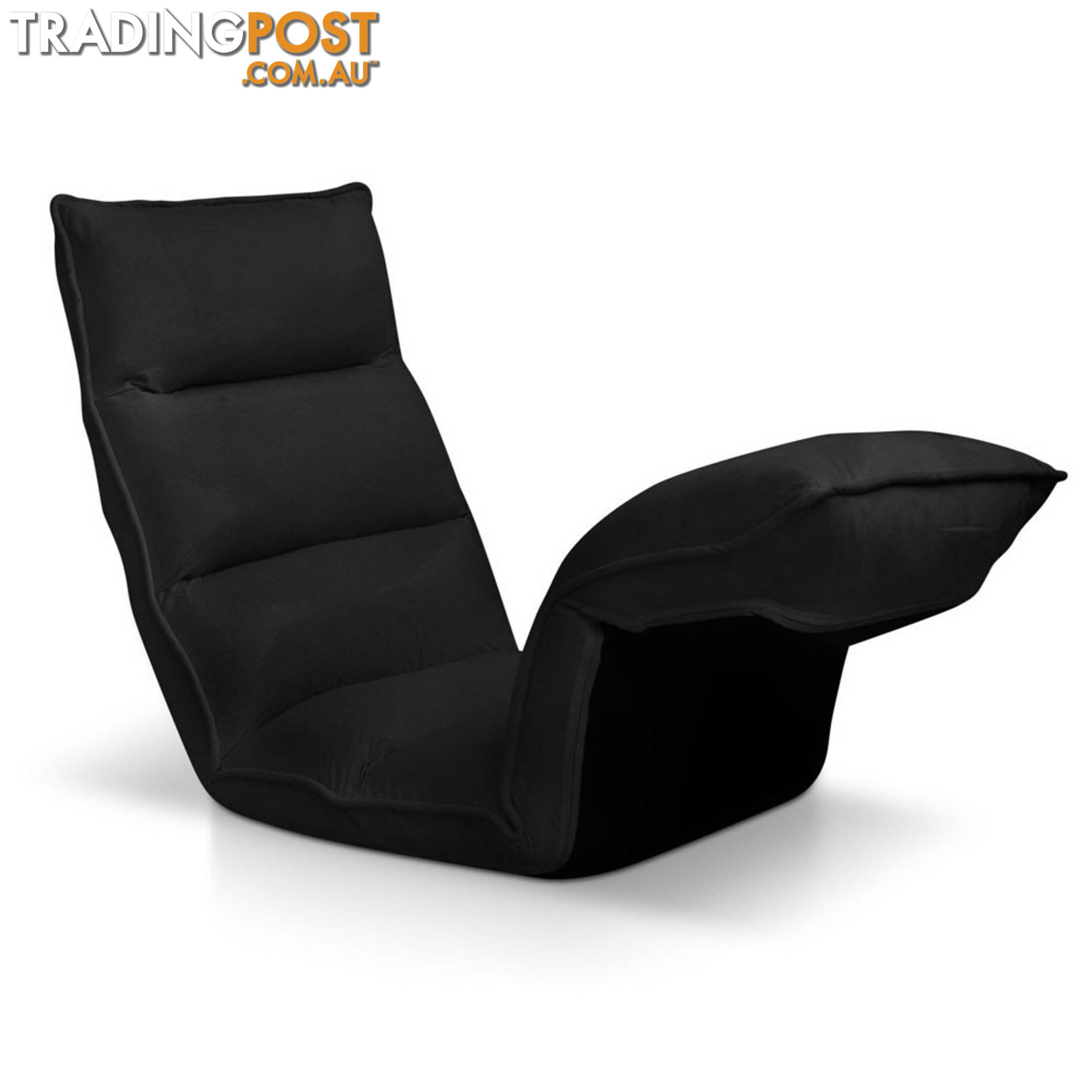 Lounge Sofa Chair - 375 Adjustable Angles  Black