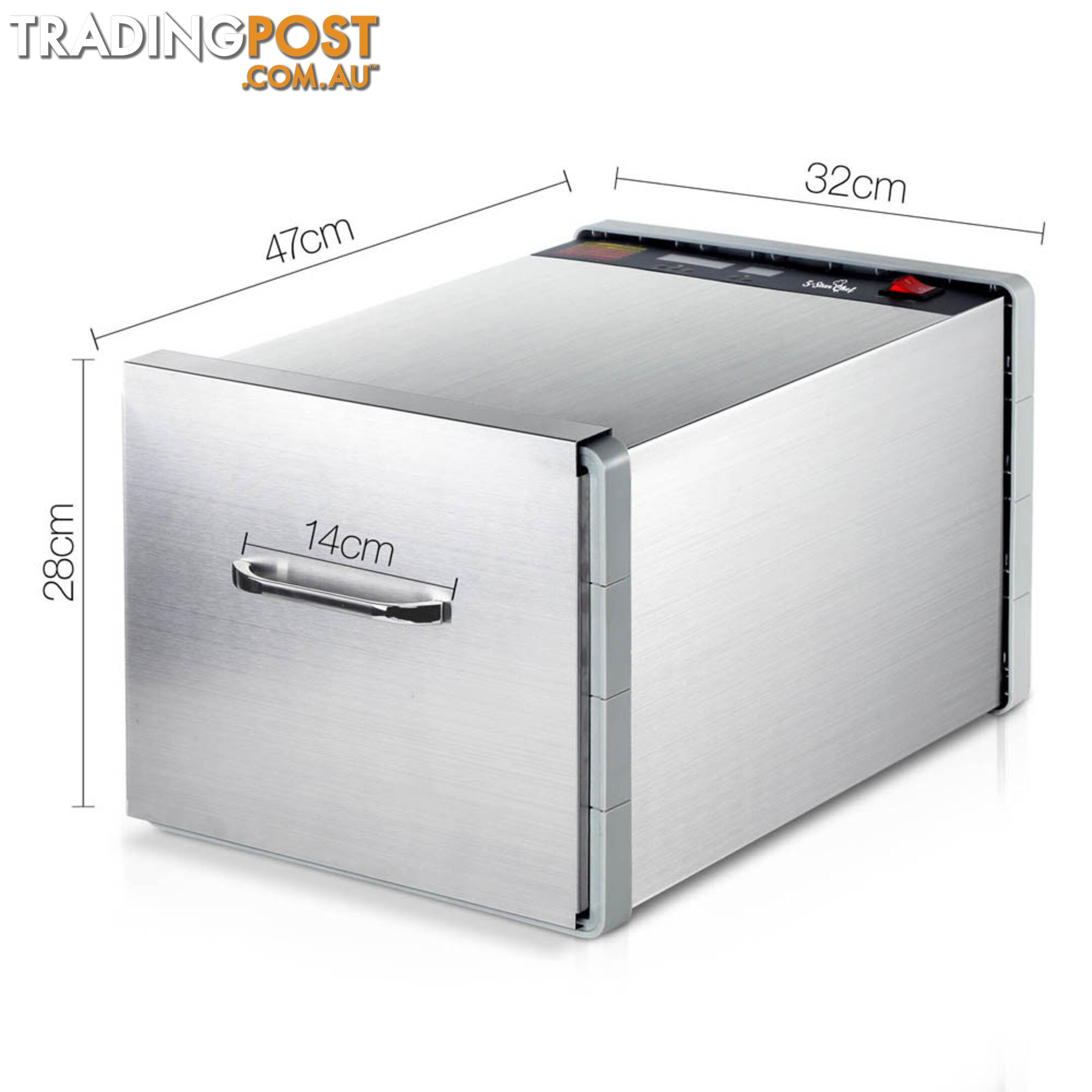 Stainless Steel Ice Cube Maker 1.7L