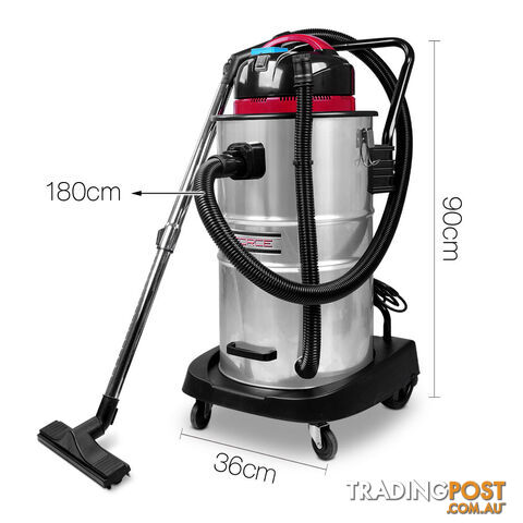 Industrial Commercial Bagless Dry Wet Vacuum Cleaner 60L