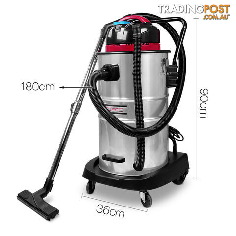 Industrial Commercial Bagless Dry Wet Vacuum Cleaner 60L - photo 3 of 10