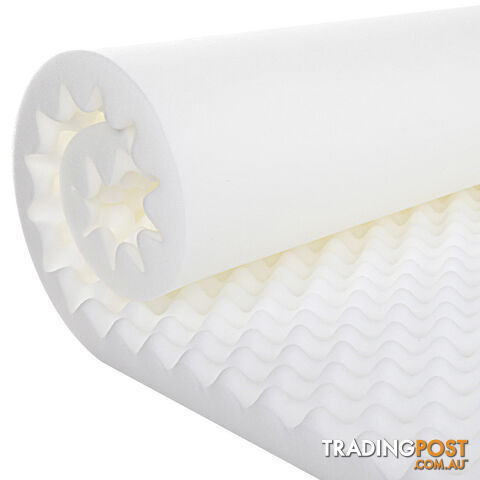 Deluxe Egg Crate Mattress Topper 5 cm Underlay Protector Double - photo 5 of 9