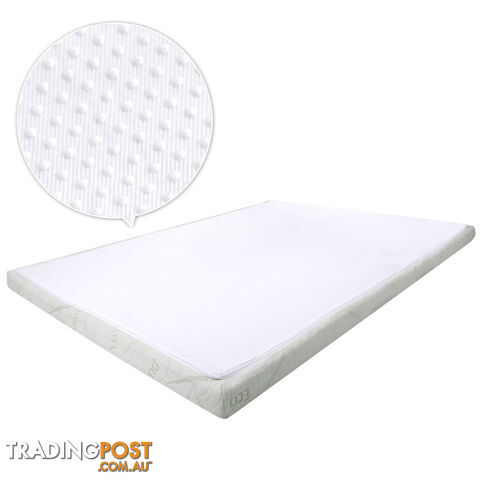 Memory Foam Mattress Topper w/ Bamboo Fabric Cover 7cm Queen - photo 4 of 8