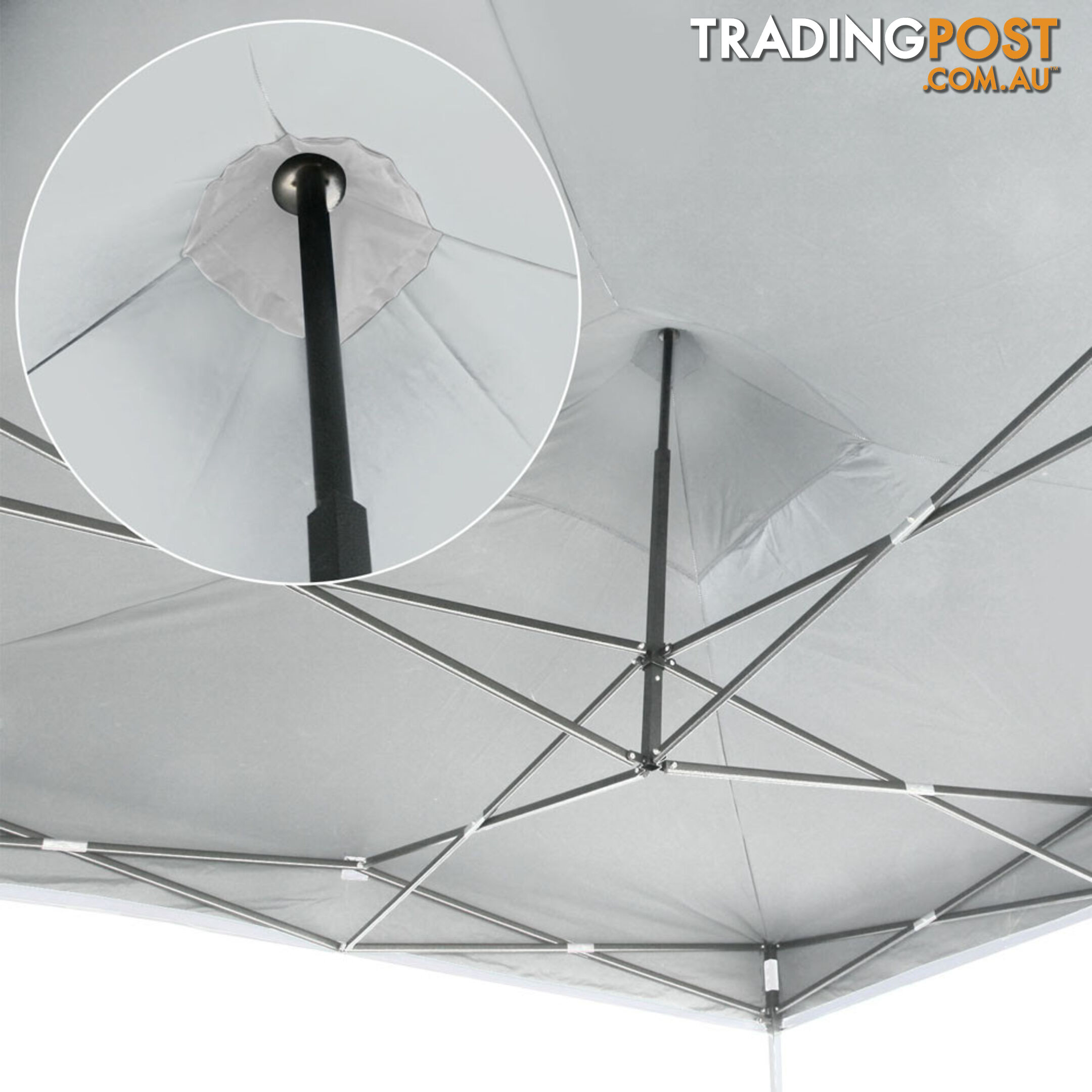 3X3 Pop Up Gazebo - White