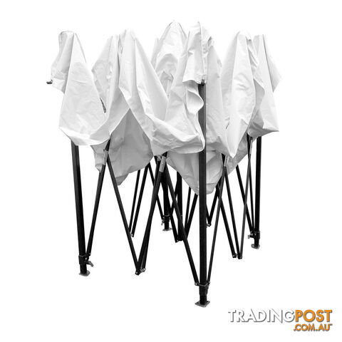 3X3 Pop Up Gazebo - White