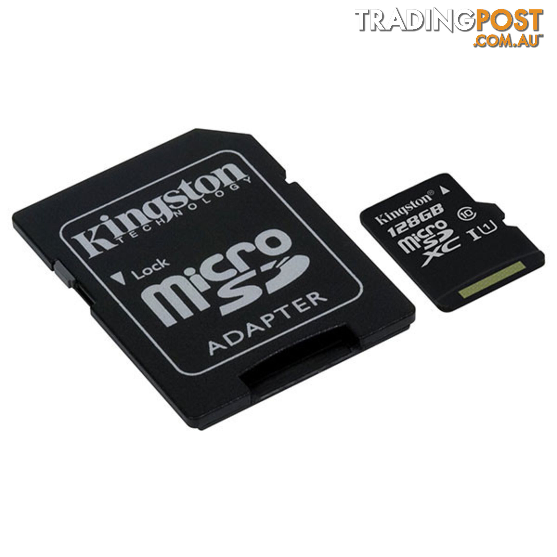 KINGSTON SDC10G2/128GBFR 128GB microSDXC Class 10 UHS-I upto 45MB/s with SD adaptor