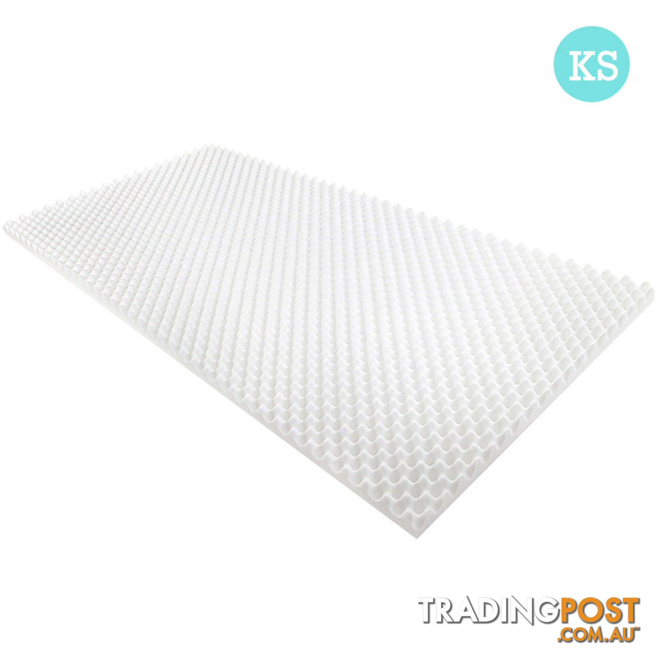 Deluxe Egg Crate Mattress Topper 5 cm Underlay Protector King Single