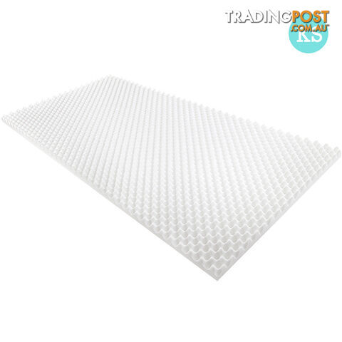 Deluxe Egg Crate Mattress Topper 5 cm Underlay Protector King Single