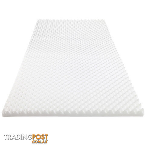 Deluxe Egg Crate Mattress Topper 5 cm Underlay Protector King Single