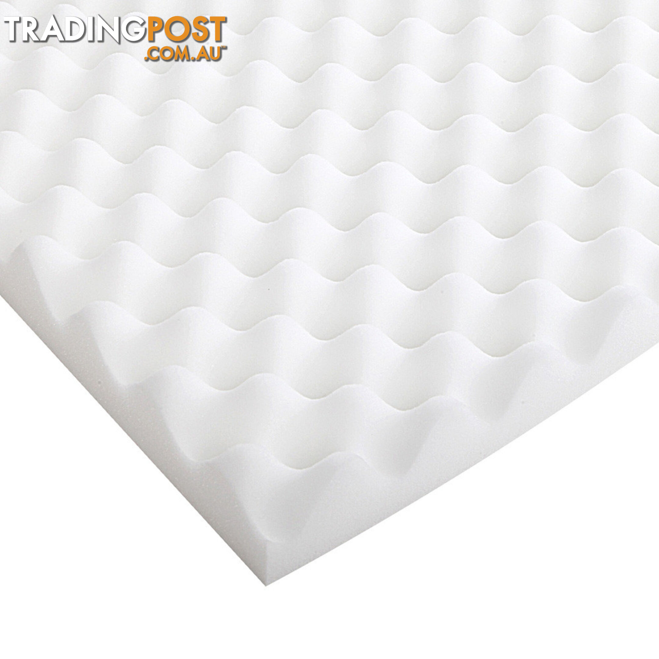 Deluxe Egg Crate Mattress Topper 5 cm Underlay Protector King Single