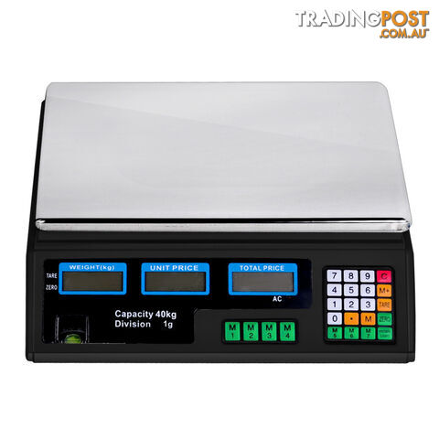 Kitchen Electronic Digital Scales 40kg Black - photo 3 of 8