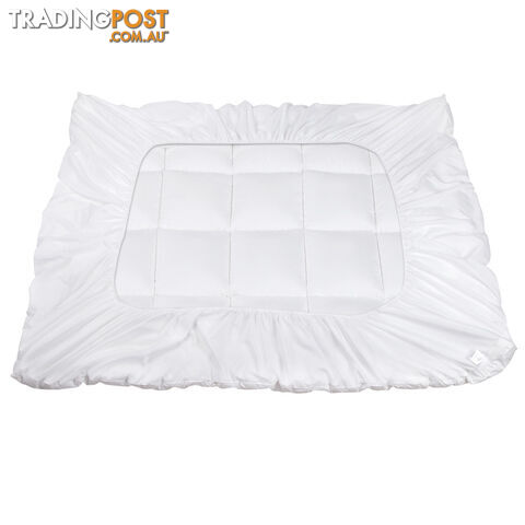 Pillowtop Mattress Topper Memory Resistant Protector Pad Cover Double - photo 3 of 9