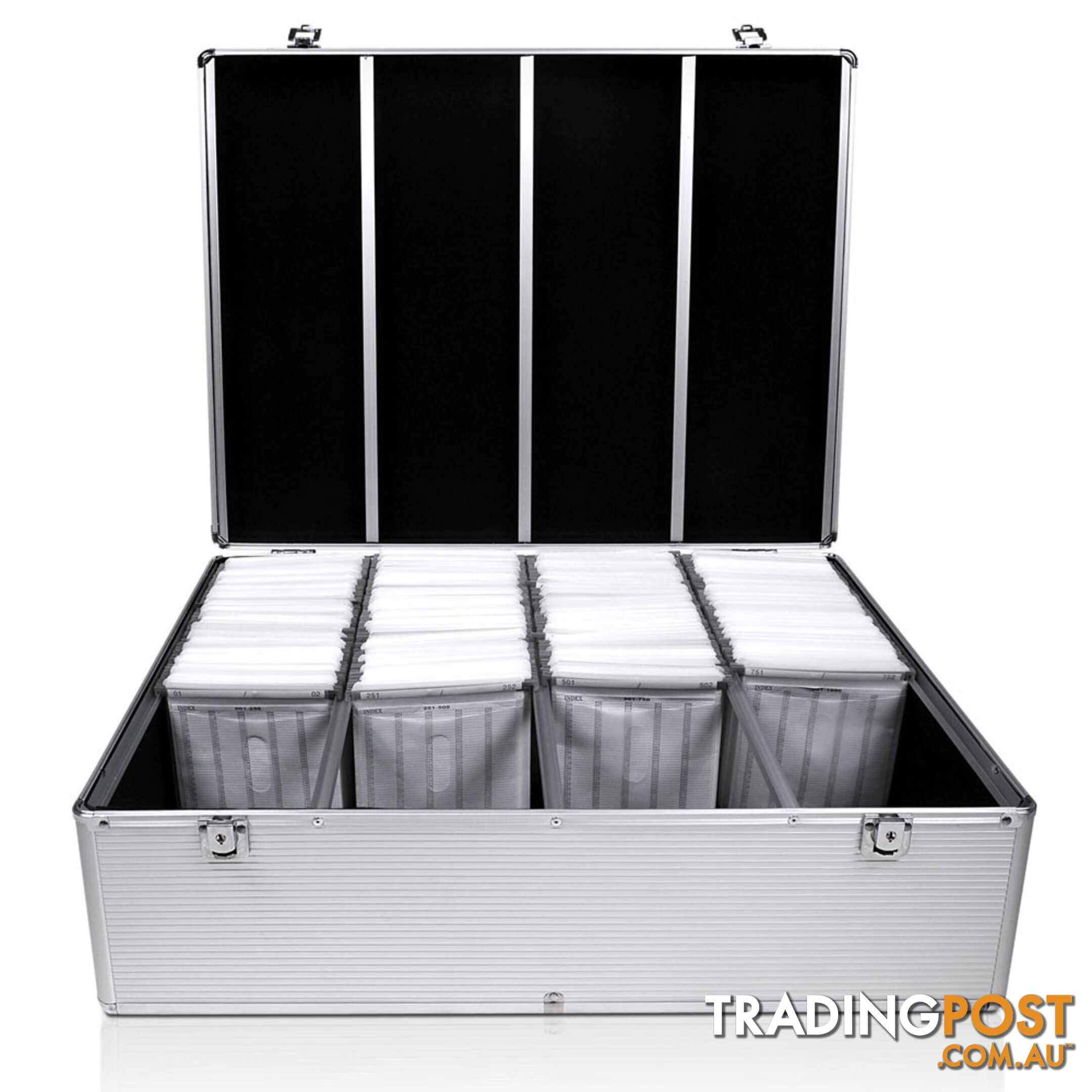 Aluminium CD DVD Bluray Storage Case Box 1000 Discs SL