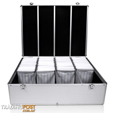 Aluminium CD DVD Bluray Storage Case Box 1000 Discs SL