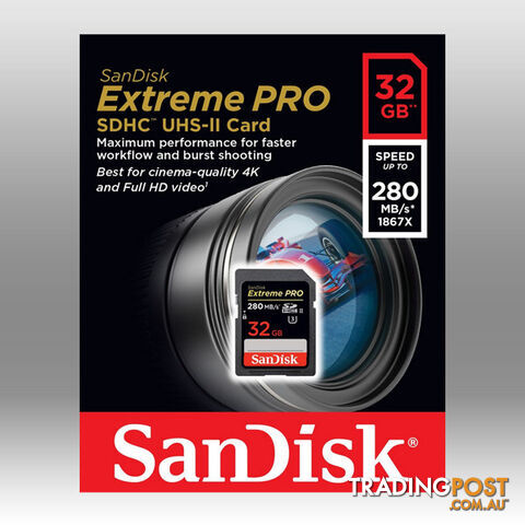 Sandisk 32GB Memory Card Extreme Pro MicroSDHC UHS-I CLASS 10 95mb/S