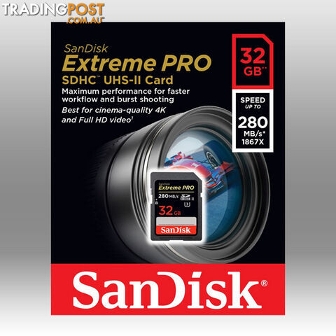 Sandisk 32GB Memory Card Extreme Pro MicroSDHC UHS-I CLASS 10 95mb/S - photo 2 of 2