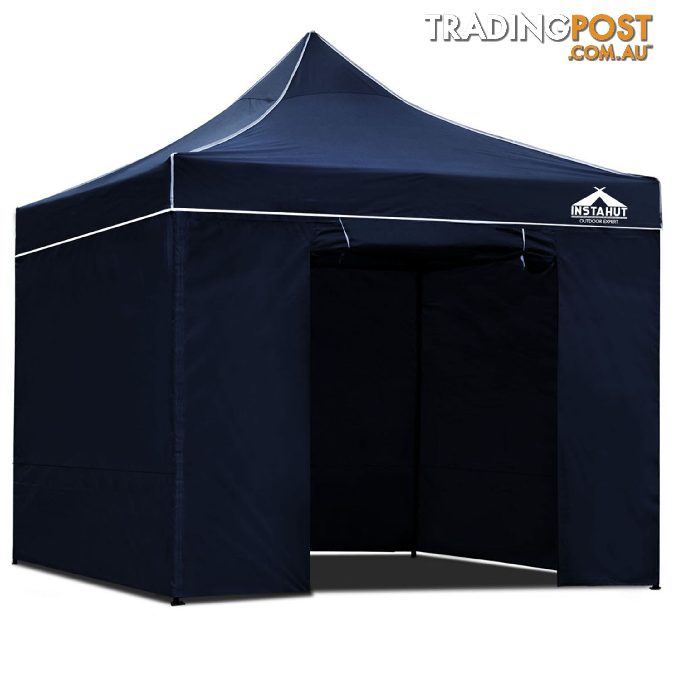 3x3 Pop Up Gazebo Hut with Sandbags Navy