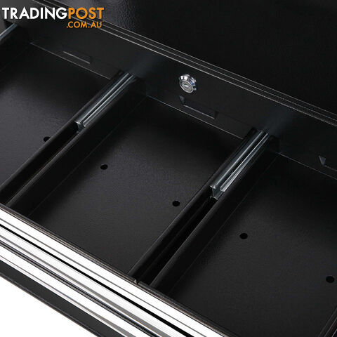 7 Drawer Toolbox  Black