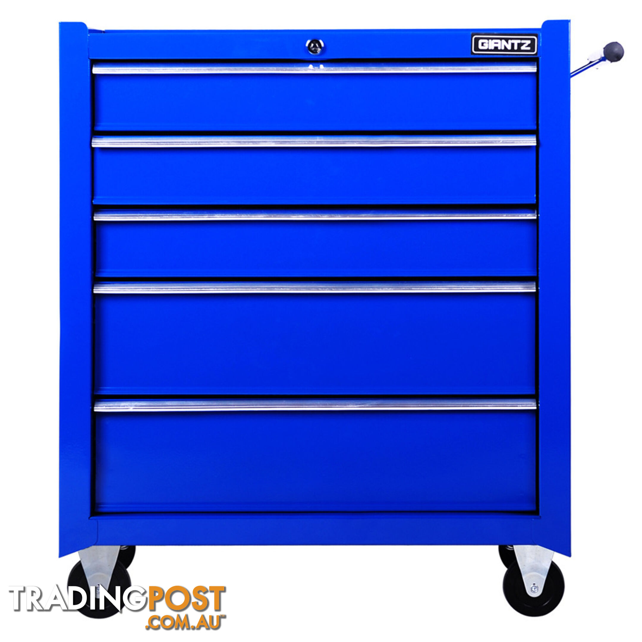 5 Drawers Roller Toolbox Cabinet  Blue