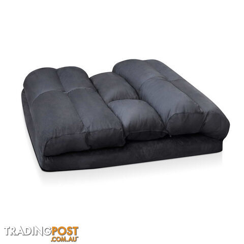 Double Size Adjustable Lounge Sofa - 5 positions Charcoal - photo 5 of 10