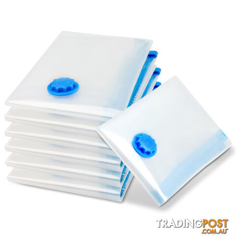 Set of 12 Vacuum Storage Bags 80 x 120cm