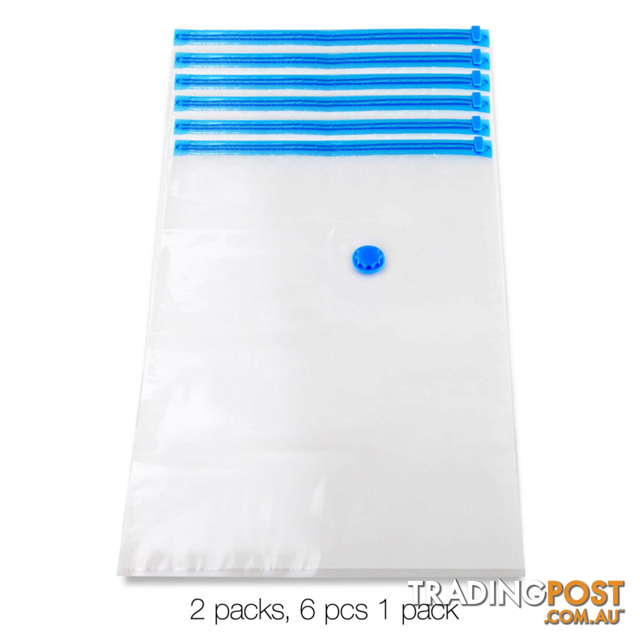 Set of 12 Vacuum Storage Bags 80 x 120cm