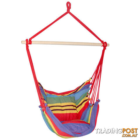 Hammock Swing Chair w/ Cushion Multi-colour
