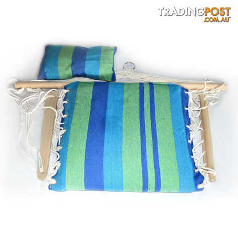 Hammock Swing Chair Blue Green - photo 3 of 7