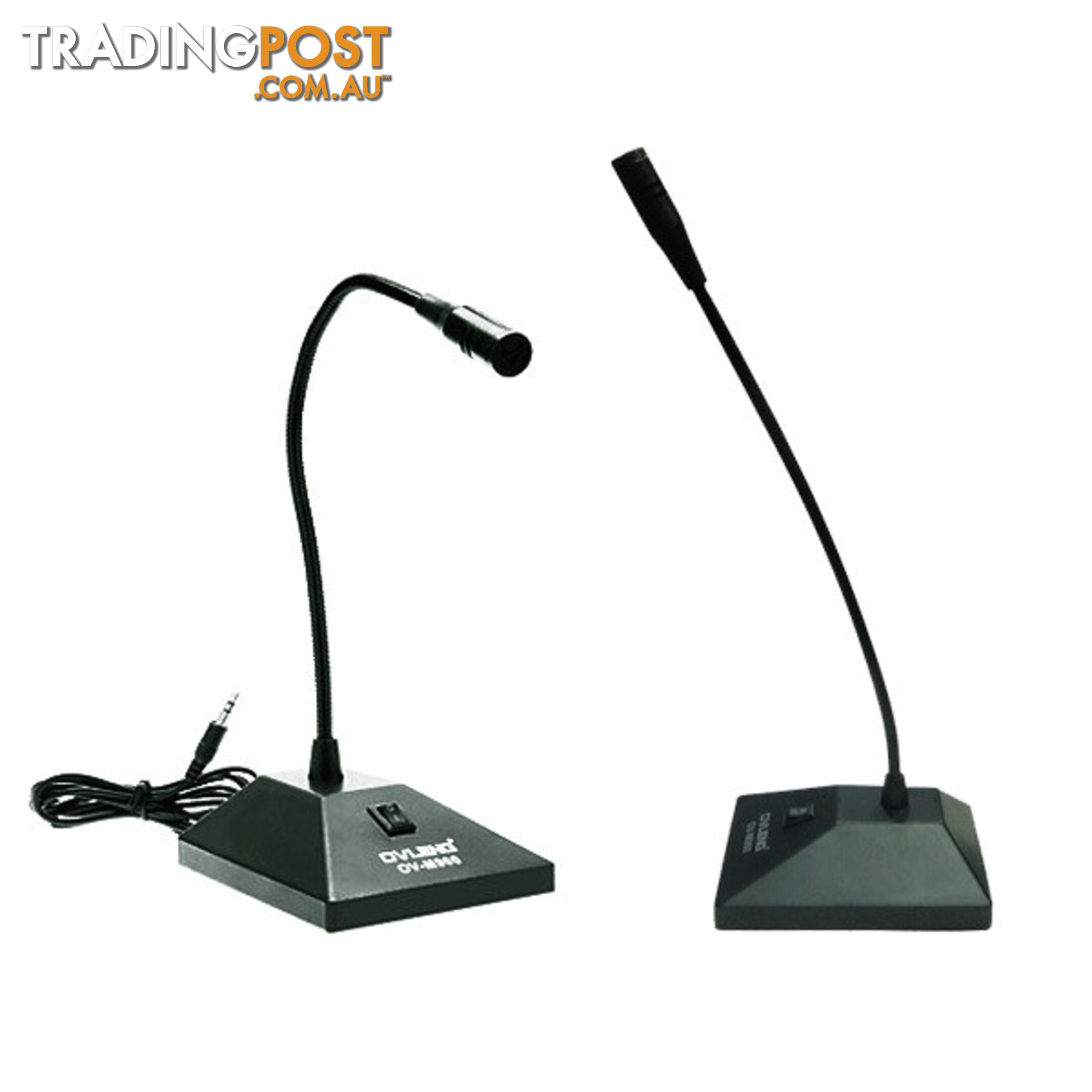 OVLENG OV-M900 3.5mm Plug Microphone with Desk Stand (Network Omnidirectional for Online Chat)