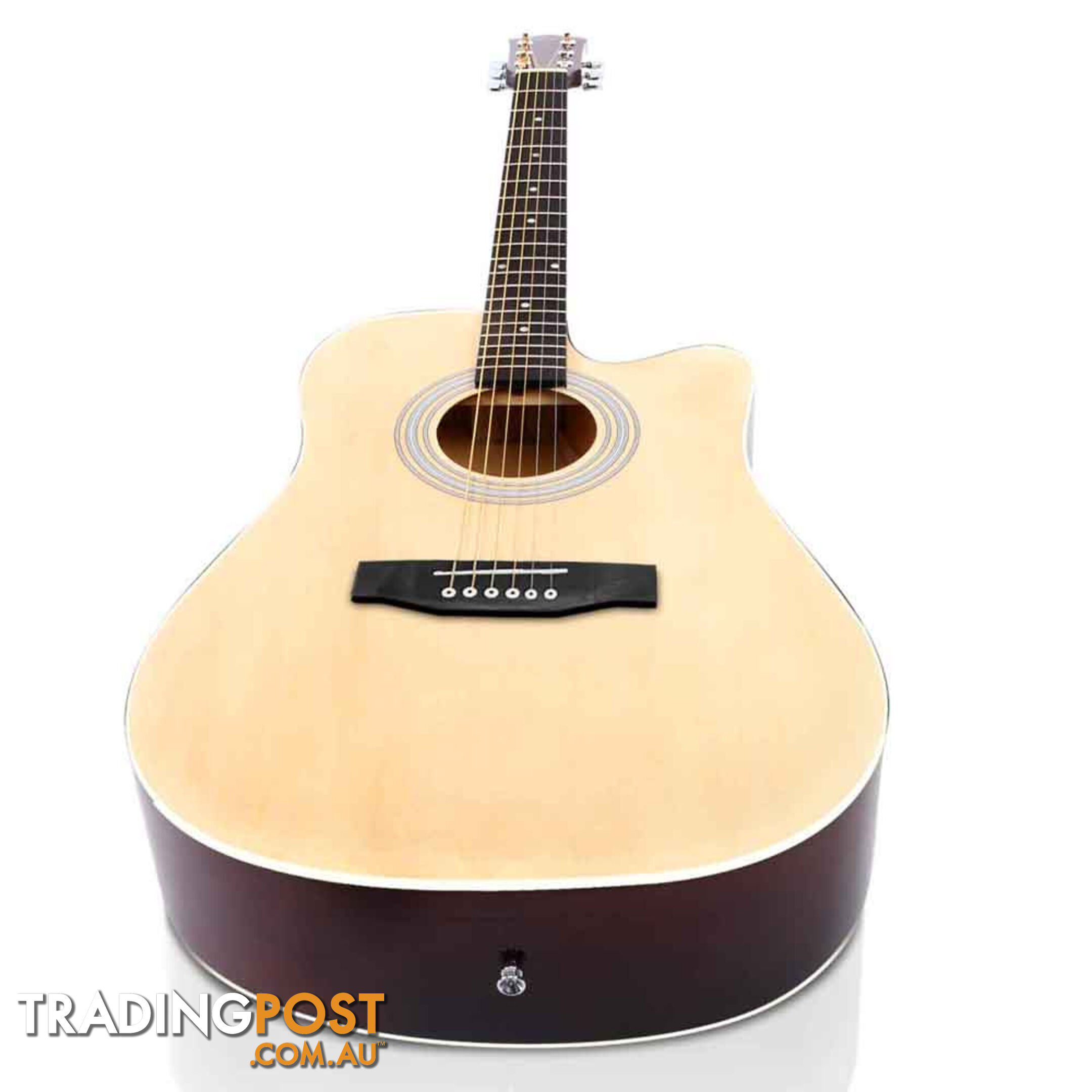 41 Steel-Stringed Acoustic Guitar Natural